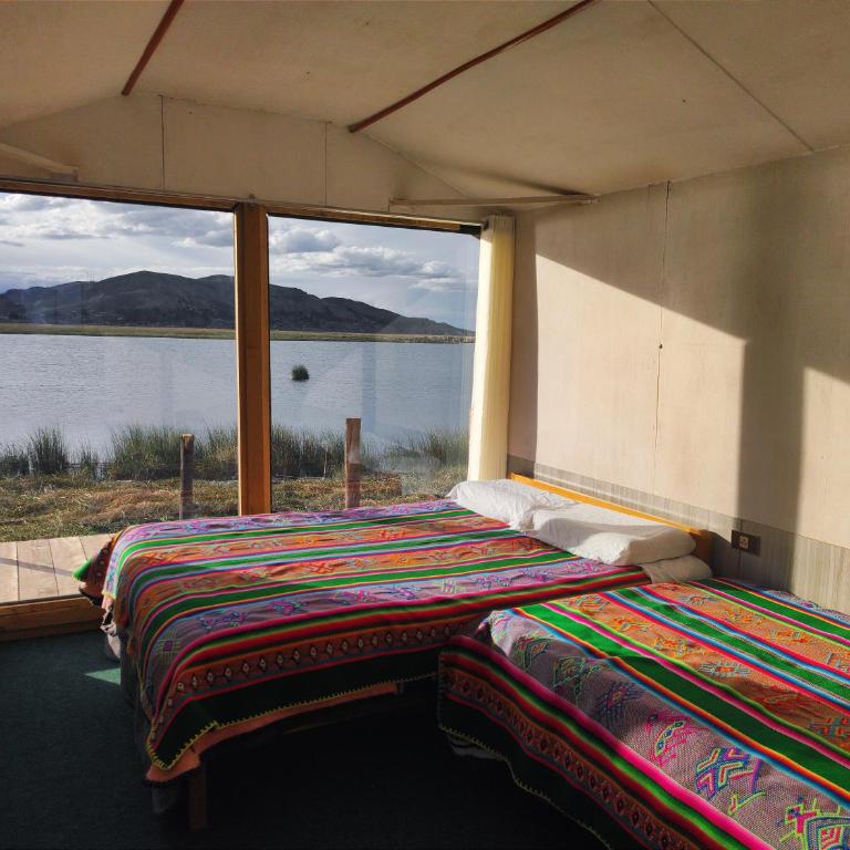 Los Uros vista Ciudad Puno - Double Room with Private Bathroom - 1