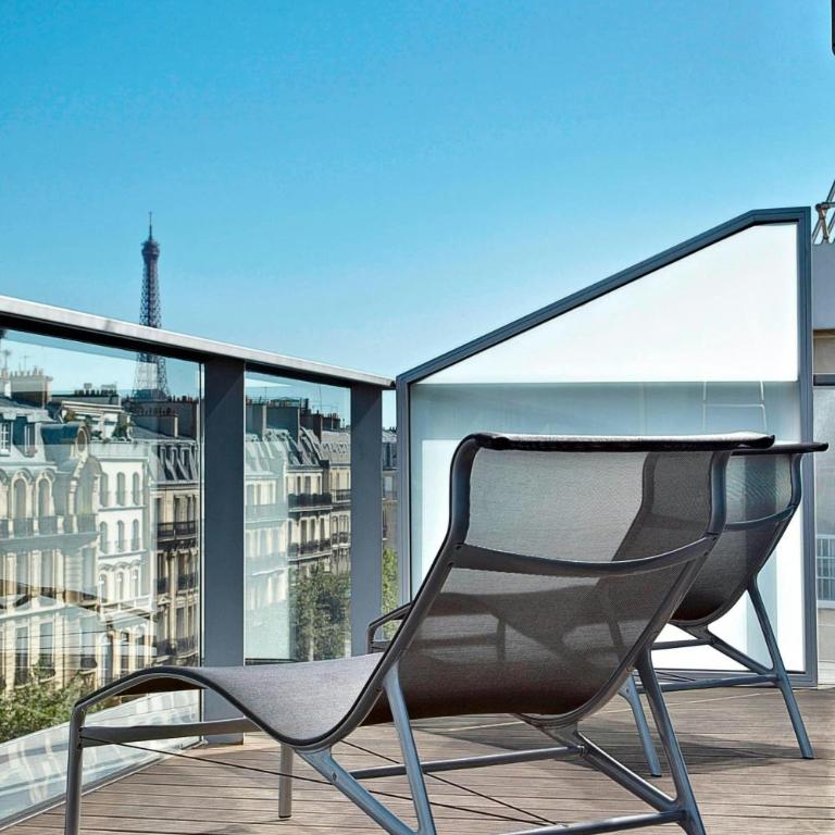 Renaissance Paris Arc de Triomphe Hotel - Chambre avec Terrasse et Petit-Déjeuner - Vue sur Toits de Paris et Tour Eiffel - 10
