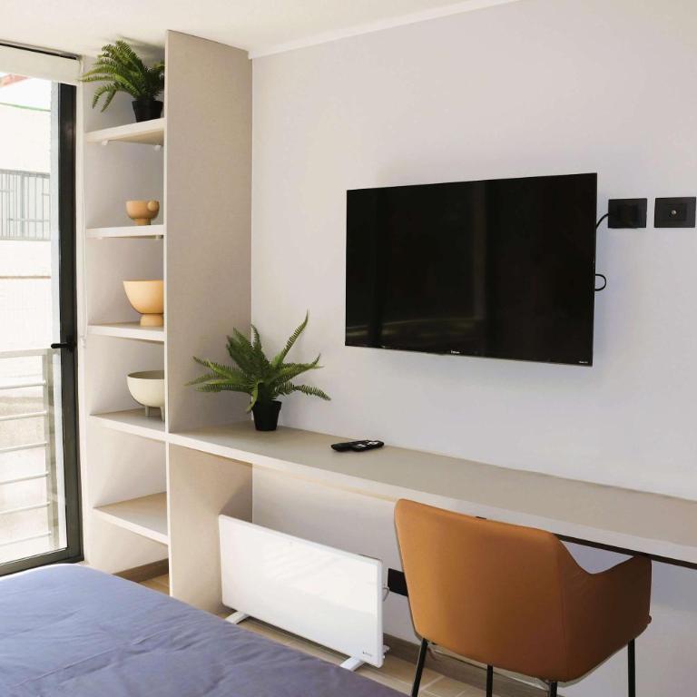 HOM I Inmejorable y Luminoso Studio 2PAX en Nunoa - Apartamento - 2