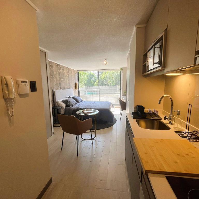 HOM I Inmejorable y Luminoso Studio 2PAX en Nunoa - Apartamento - 23