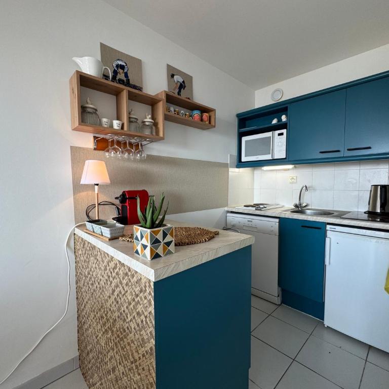L'écrin bleu - Vue Mer - Wifi - Central - Appartement 1 Chambre - 5