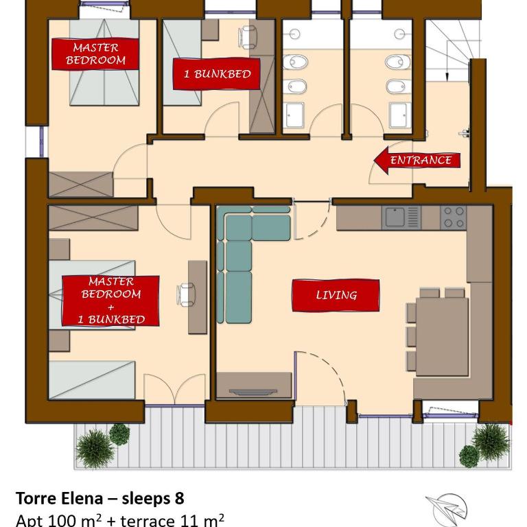 Luxury Chalet Liosa - Ski in Ski out - Amazing view - Appartamento con Balcone - 14