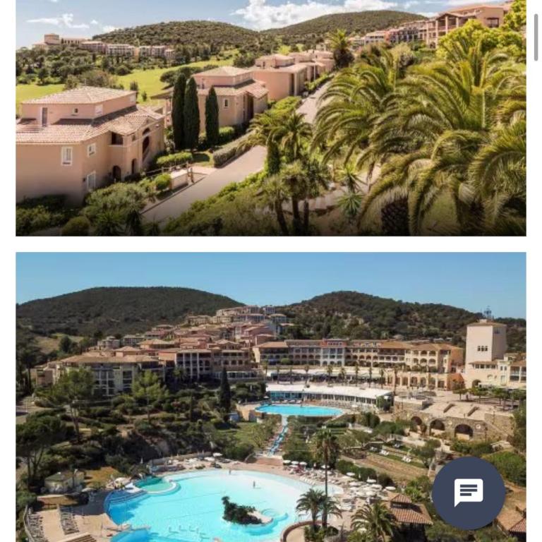 CAP ESTÉREL studio 4 pers équipé, belle vue Golf, centre village PIERRE & VACANCES , PARKING inclus et 5 PISCINES accès gratuit, CLIM, WIFI, TV, lave-vaisselle et lave-linge,four, plancha - Appartement 1 Chambre - 49