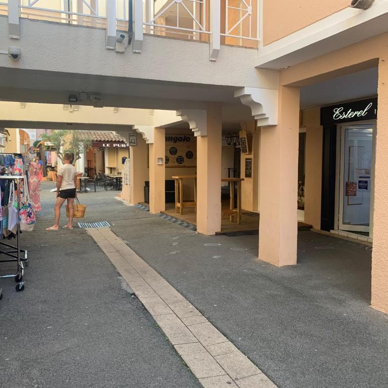 CAP ESTÉREL studio 4 pers équipé, belle vue Golf, centre village PIERRE & VACANCES , PARKING inclus et 5 PISCINES accès gratuit, CLIM, WIFI, TV, lave-vaisselle et lave-linge,four, plancha - Appartement 1 Chambre - 37