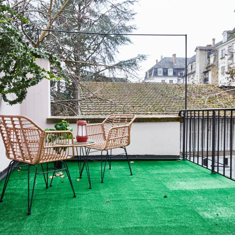 BE-1 - Joli 4 pièces tout équipé pour 1-6 pers 1er étage au centre de Mulhouse - Apartment mit 3 Schlafzimmern - 44