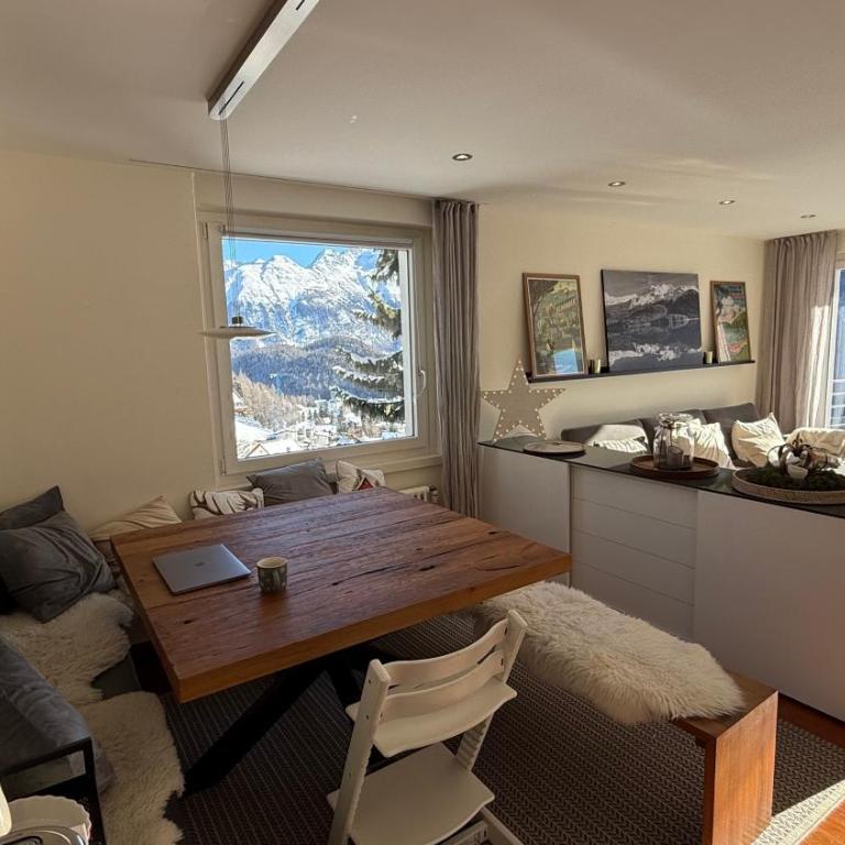 Fantastic Panorama flat in Sankt Moritz - Apartment mit 1 Schlafzimmer - 13