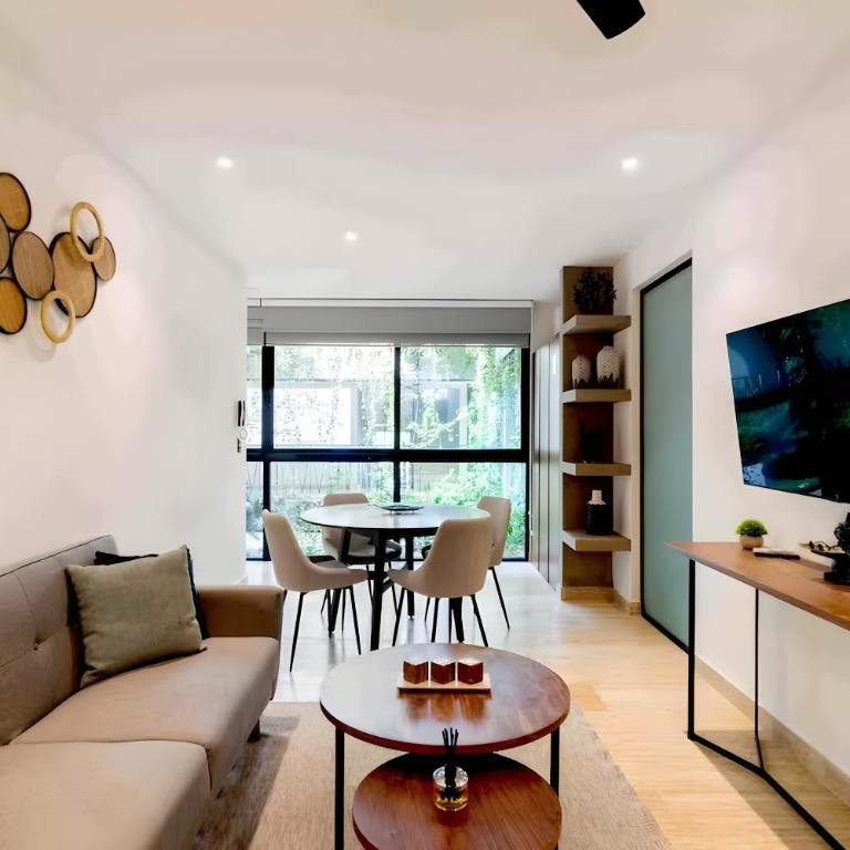 Jujoso departamento 5th avenida y caminando a la playa - One-Bedroom Apartment - 19