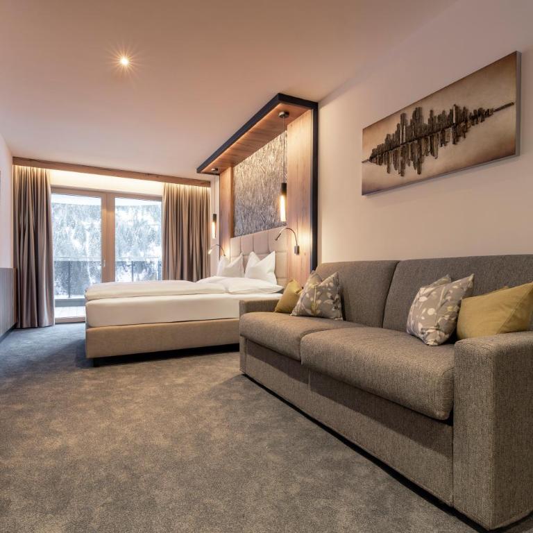 Hotel Post Kappl - Apartment mit 2 Schlafzimmern, Balkon und Terrasse – Nebengebäude - 5