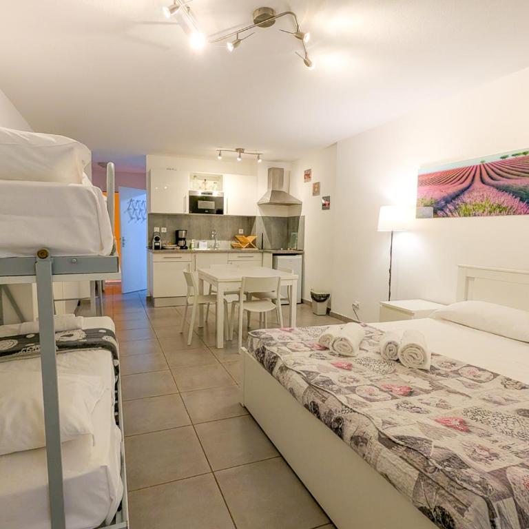 Chateau 4 Pers Vecchia Nizza AC WiFi - Appartement 1 Chambre - 9