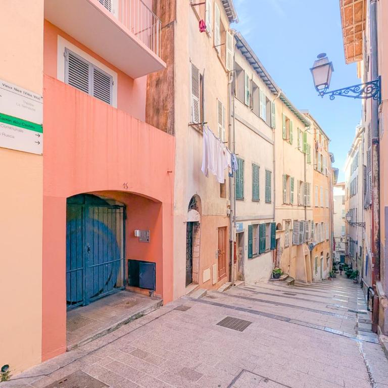 Chateau 4 Pers Vecchia Nizza AC WiFi - Appartement 1 Chambre - 16