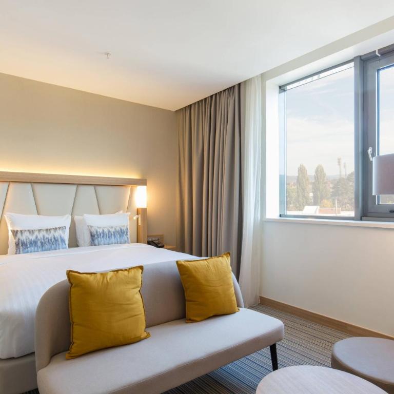 Courtyard by Marriott Banja Luka - Deluks, Soba za Goste, 1 Bračni Krevet (King-size), Pogled na Grad - 5