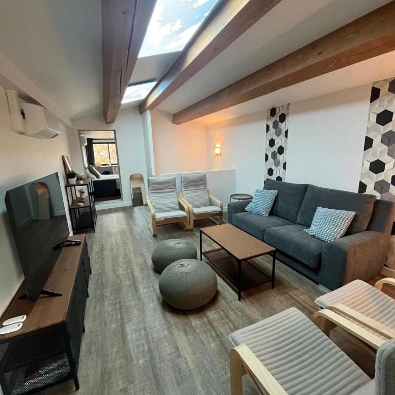 L'Olivier - Joli duplex au cœur du centre ville à 2 pas de la Rotonde Mirabeau et des allées Provençales - Maisonette-Apartment - 1