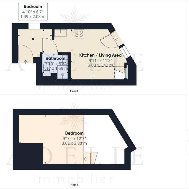 Studio mezzanine cosy, 4/5 pers, à 80m des pistes, balcon, TV/DVD, kichenette équipée - FR-1-398-553 - Studio - 10