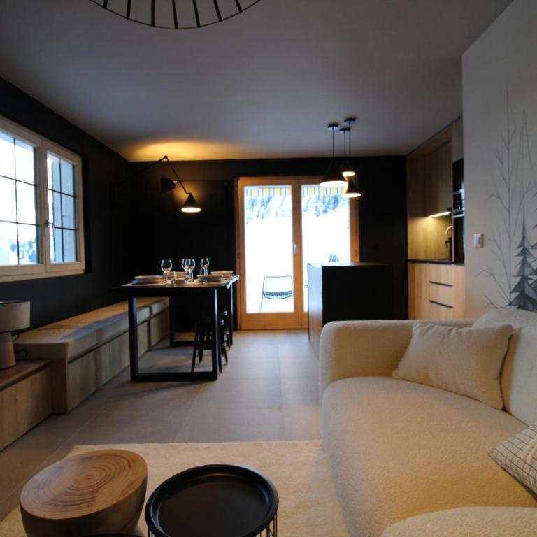 Appartement ski in-out 4-6 pers Les Crosets Porte du Soleil - Apartment mit 2 Schlafzimmern - 4
