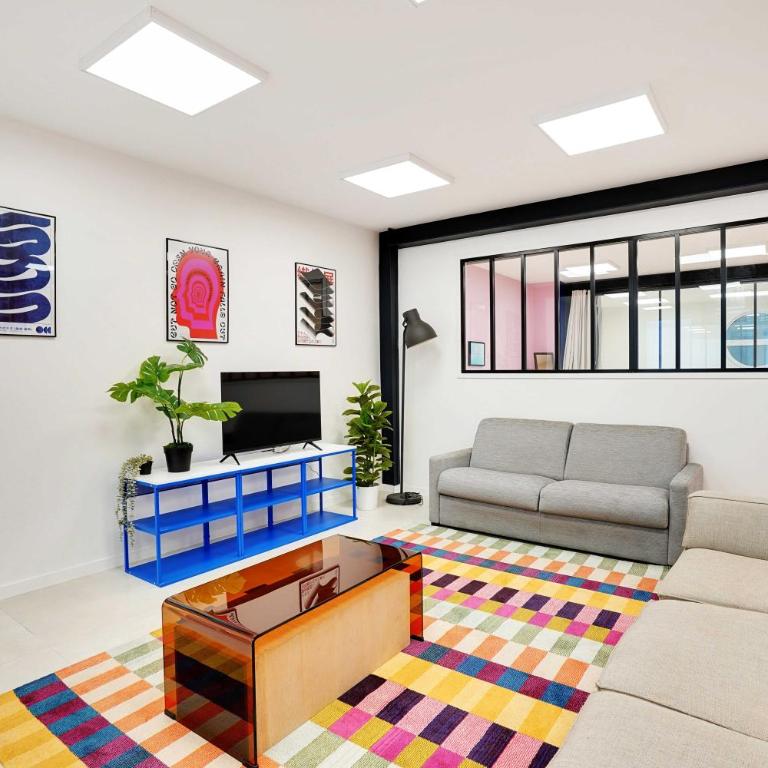 Loft moderne et chic 130 m2- Ménilmontant - Appartement 2 Chambres - 4