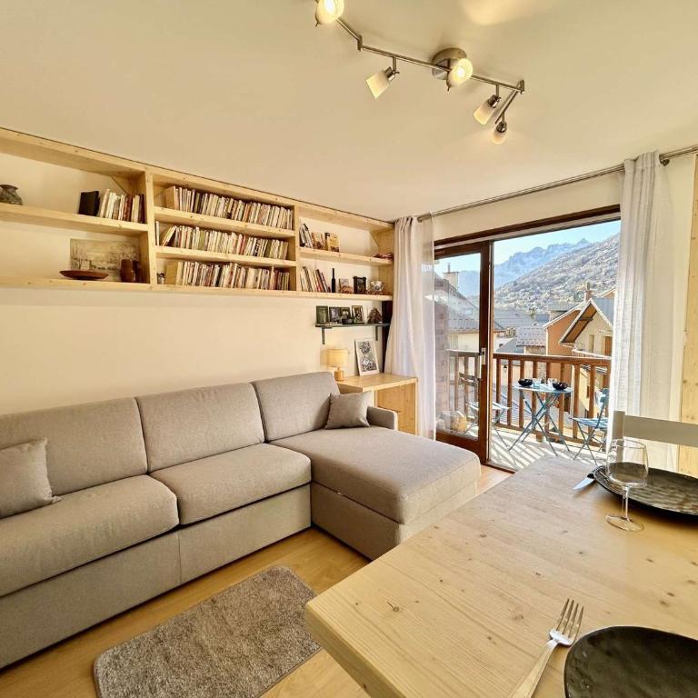 Studio rénové pour 4 pers avec balcon et parking à Briançon - FR-1-330C-149 - Appartement - 9