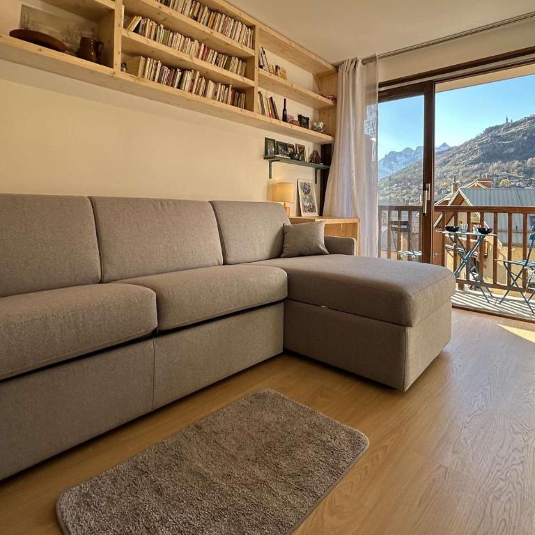 Studio rénové pour 4 pers avec balcon et parking à Briançon - FR-1-330C-149 - Appartement - 10