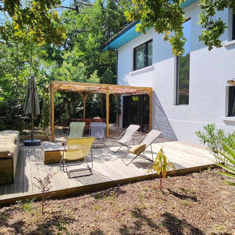 Villa 6 ch. avec sauna, jardin et parking près du Bassin d'Arcachon - Villa con 3 Camere da Letto - 2