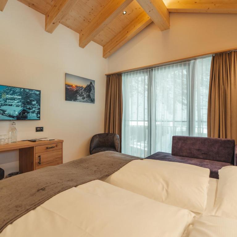 Hotel Porta Cervino - Parking & Dining - Doppel- oder Zweibettzimmer - 2