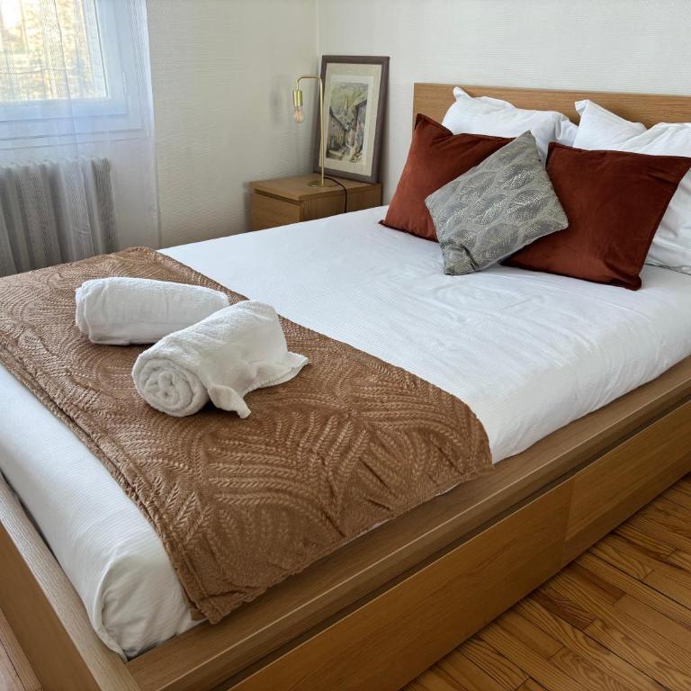 3 chambres , bureau lumineux , parking , proche métro Lyon - Appartement 3 Chambres Supérieur - 16