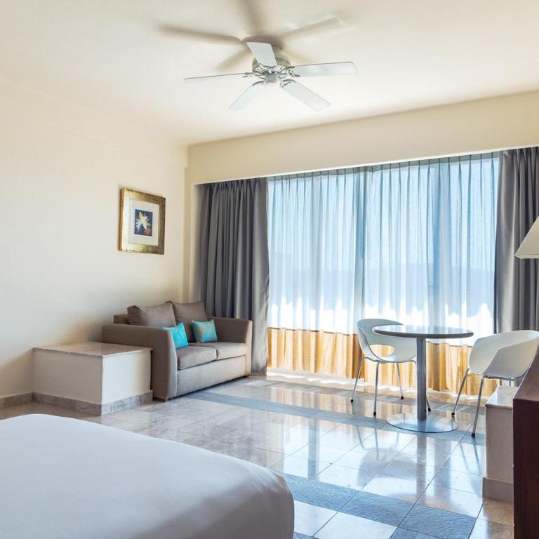 Camino Real Acapulco Diamante - Habitación Doble Deluxe con vistas parciales al mar - 2 camas - 6