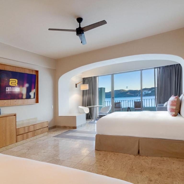 Camino Real Acapulco Diamante - Habitación Deluxe Superior con cama supletoria - 1 cama extragrande - 6