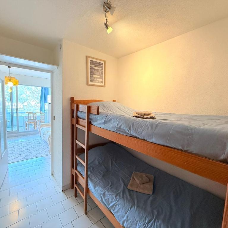 Appart Grande motte Quartier Couchant - Parking - Balcon- Piscine - Plage 300m - One-Bedroom Apartment - 14