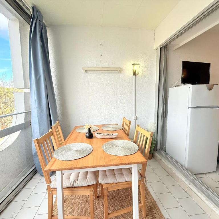 Appart Grande motte Quartier Couchant - Parking - Balcon- Piscine - Plage 300m - One-Bedroom Apartment - 22