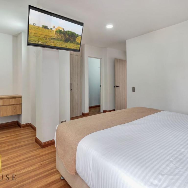 Apartamento de lujo laureles con Aire y hamaca 200 - One-Bedroom Apartment - 4