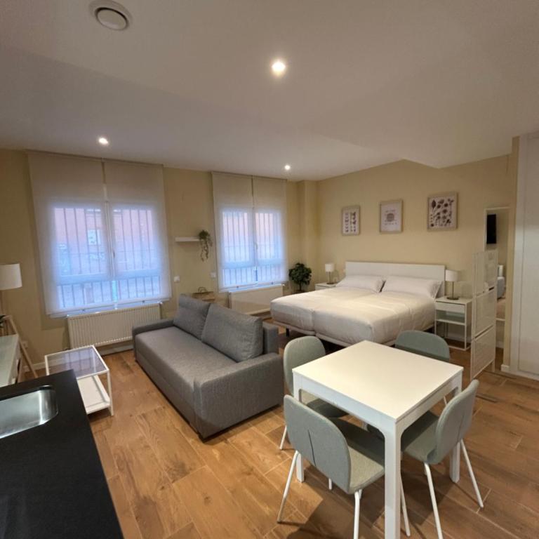 Apartamentos Turisticos Aeropuerto Barajas - Estudio con cama grande adaptado para personas con movilidad reducida - 1