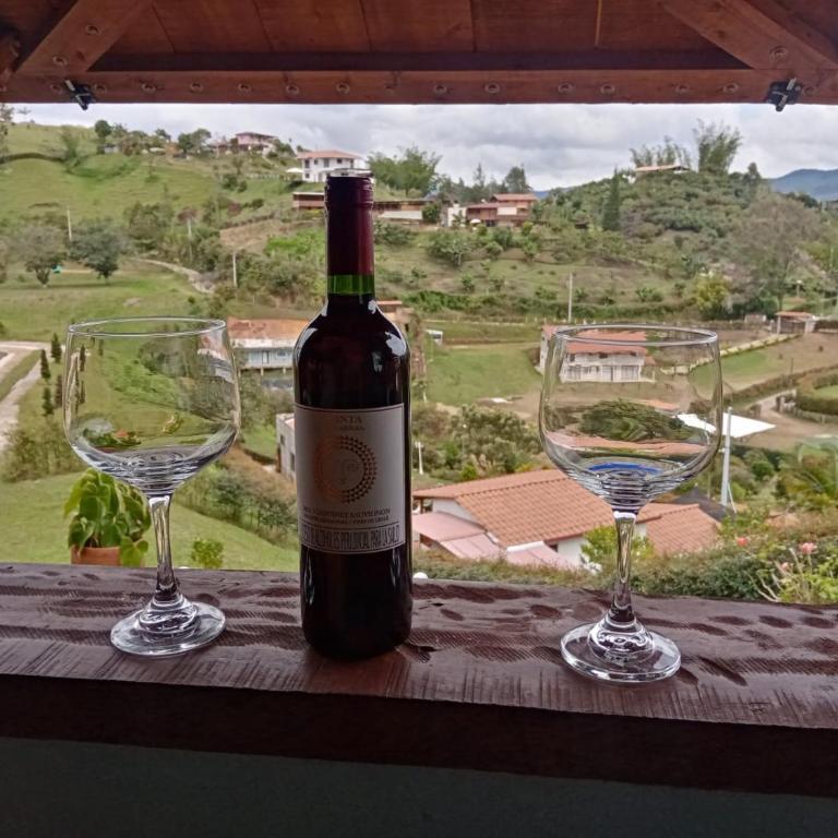Alojamiento Cabaña El Peñol, cerca Piedra, Guatapé - Casa de 2 dormitorios - 21