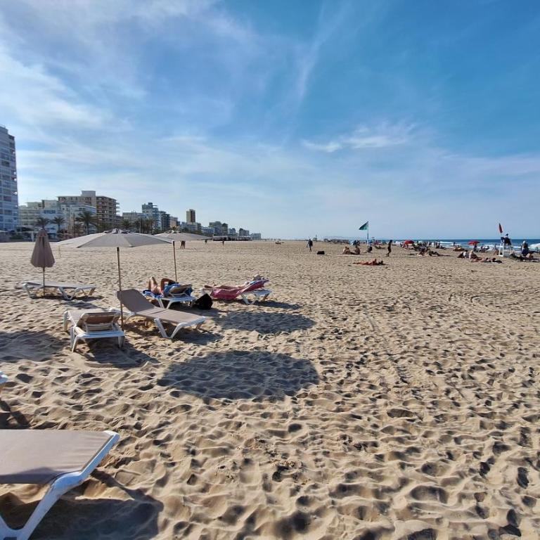 GANDIA Primera Linea CARACOLA Beach View, solo familias - Apartment mit 2 Schlafzimmern, Terrasse und Meerblick - 28
