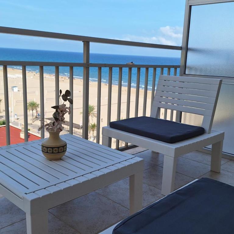 GANDIA Primera Linea CARACOLA Beach View, solo familias - Apartment mit 2 Schlafzimmern, Terrasse und Meerblick - 19