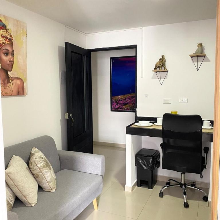 Cómodo y central apartaestudio - Apartamento de 1 dormitorio - 10