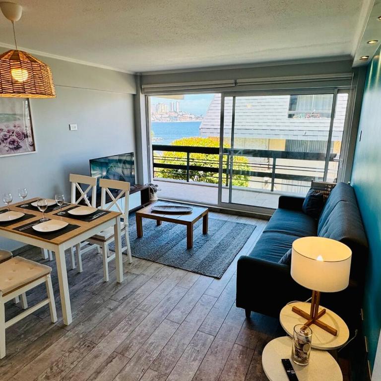 Playa en Concon-Quincho-Estac Privado - Apartamento de 2 dormitorios con vistas parciales al océano - 38
