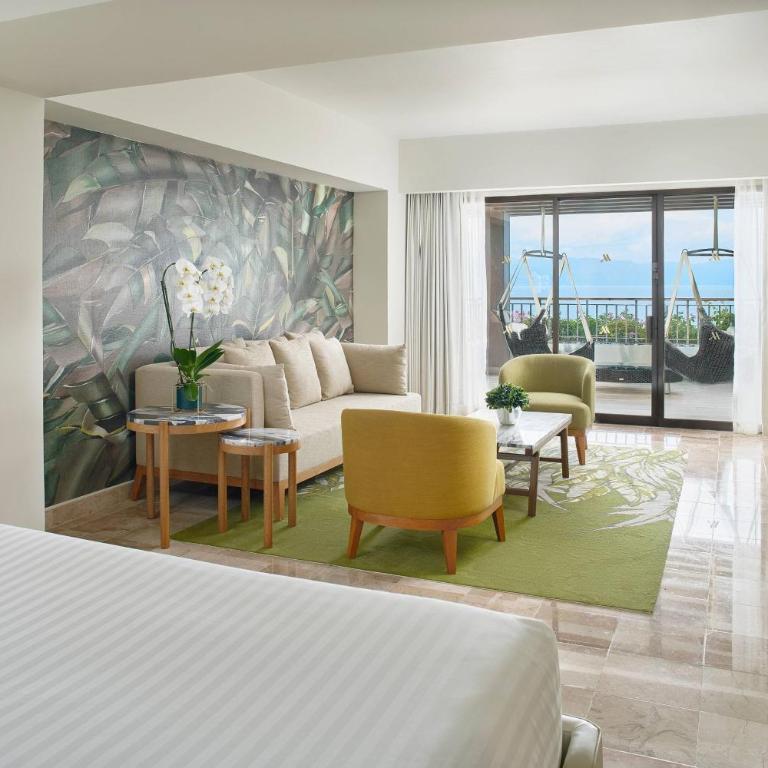 Marriott Puerto Vallarta Resort & Spa - Suite Presidencial de 1 dormitorio con terraza - Cama extragrande - Frente al mar - 5