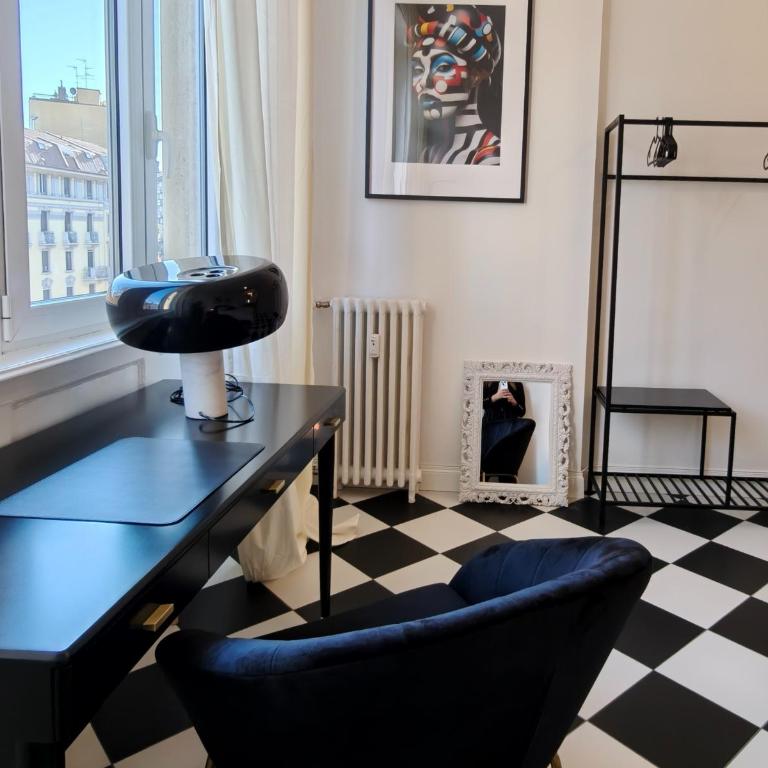 Black and White Apartment in Milan downtown with AC, Wifi and Subway M1 M2 Airoport connected, Central Station - Appartamento Deluxe - 10