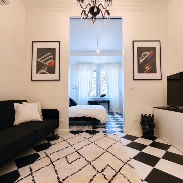 Black and White Apartment in Milan downtown with AC, Wifi and Subway M1 M2 Airoport connected, Central Station - Appartamento Deluxe - 11