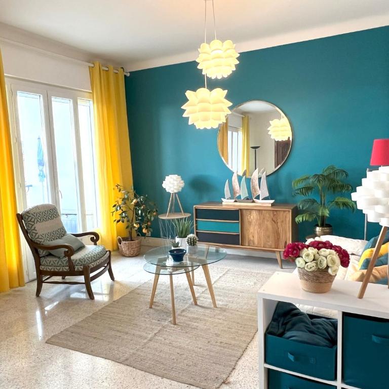 Terrace and view on all Nice city - Apartamento de 1 dormitorio con terraza - 6