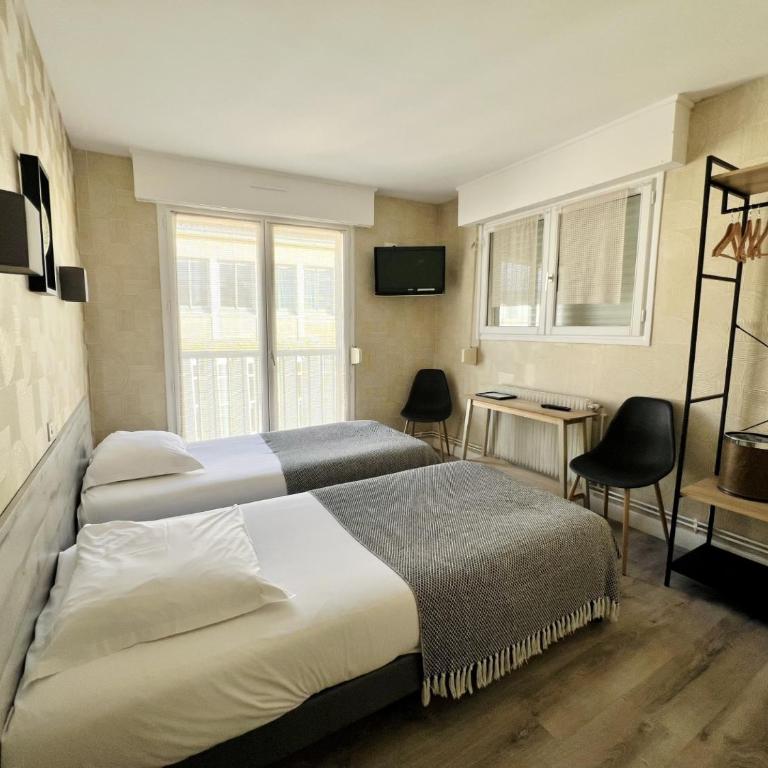 Hôtel Le Littoral - Berck sur Mer - Chambre Lits Jumeaux - 1