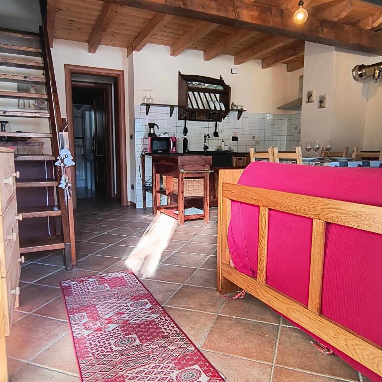 Petit Royal - Maisons de Charme Valle d'Aosta - Appartamento per 6 persone - con Balcone, Giardino e Soppalco - Appartamento con 2 Camere da Letto - 37