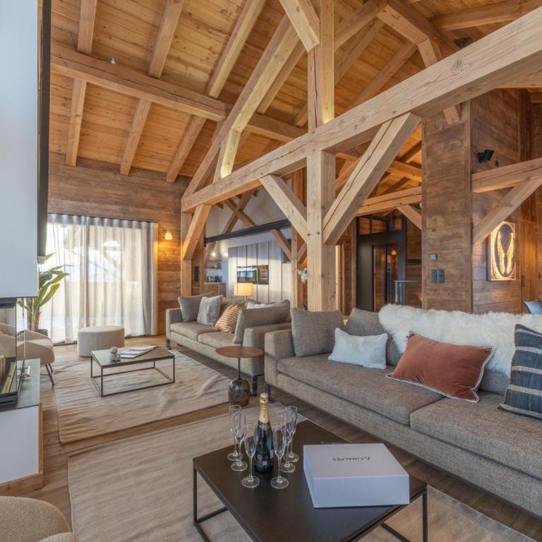 Chalet luxe ski-in ski-out, sauna, cinéma, jacuzzi - Chalet 3 Chambres - 2