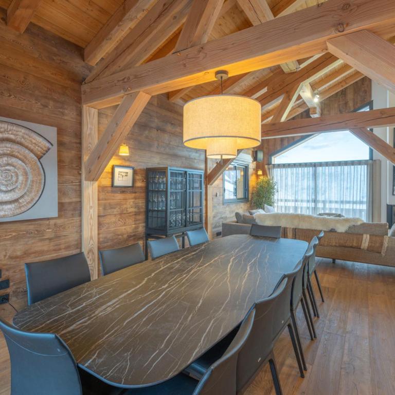 Chalet luxe ski-in ski-out, sauna, cinéma, jacuzzi - Chalet 3 Chambres - 4