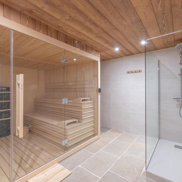 Chalet luxe ski-in ski-out, sauna, cinéma, jacuzzi - Chalet 3 Chambres - 14