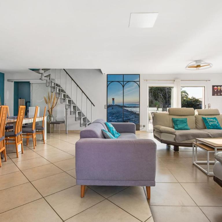 Le Trésor de Rochelongue Villa de Lujo Espaciosa con Piscina Infinita - Villa - 12