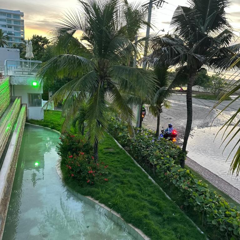 ApartaStudio, Spa, Restaurante, Cancha de Tenis en Condominio a pasos de Hoteles Radisson, Hollyday inn, Americas - One-Bedroom Apartment with River View - 44