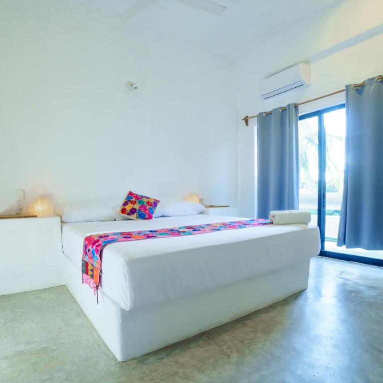 Casa Flores Zicatela - Habitación Estándar - 1 cama grande - 4