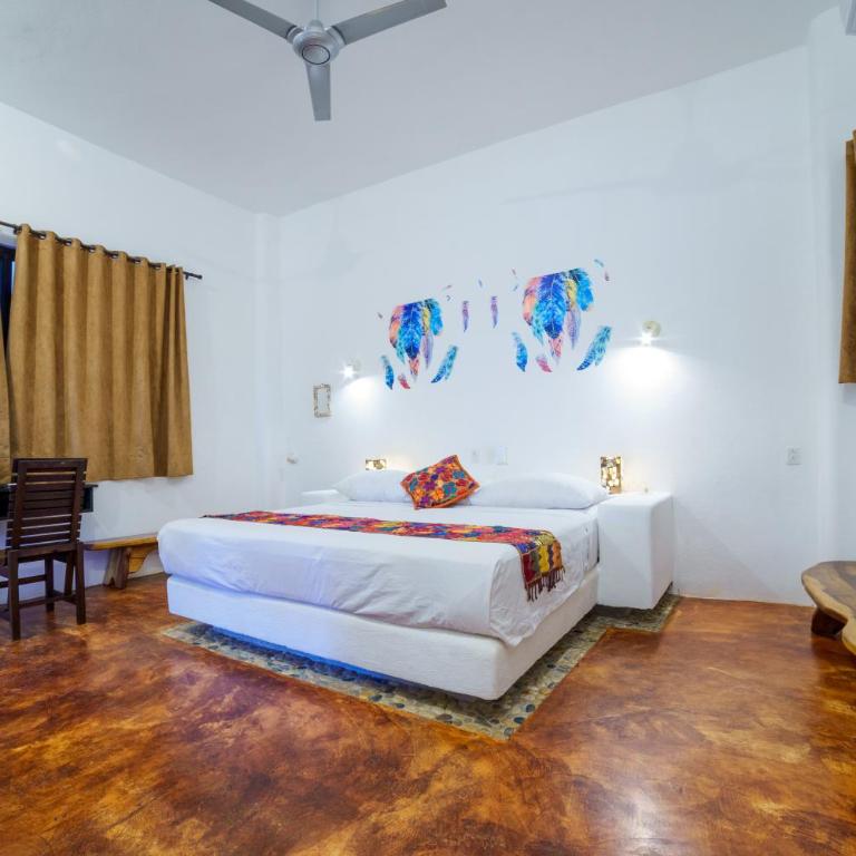 Casa Flores Zicatela - Habitación Estándar - 1 cama grande - 8