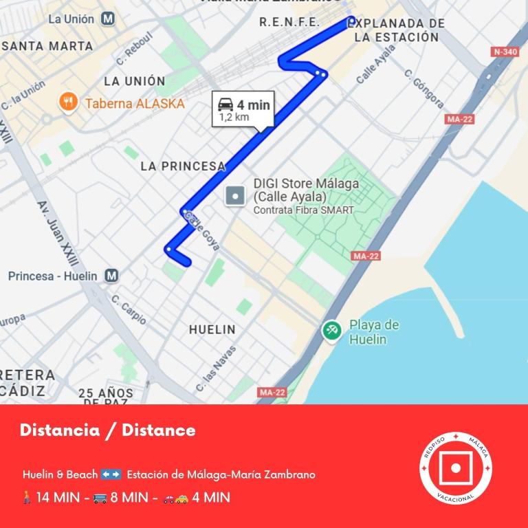 Duplex Huelin I & Beach - Apartamento de 1 dormitorio - 42