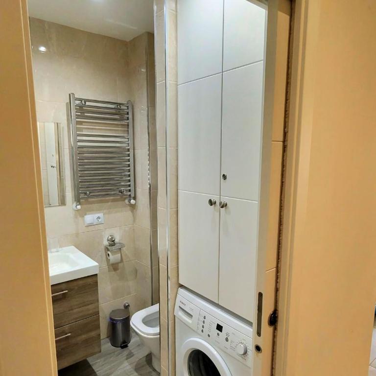 Sea View 2BR Beachfront & Cozy Balcony Marbella - Two-Bedroom Apartment - 13